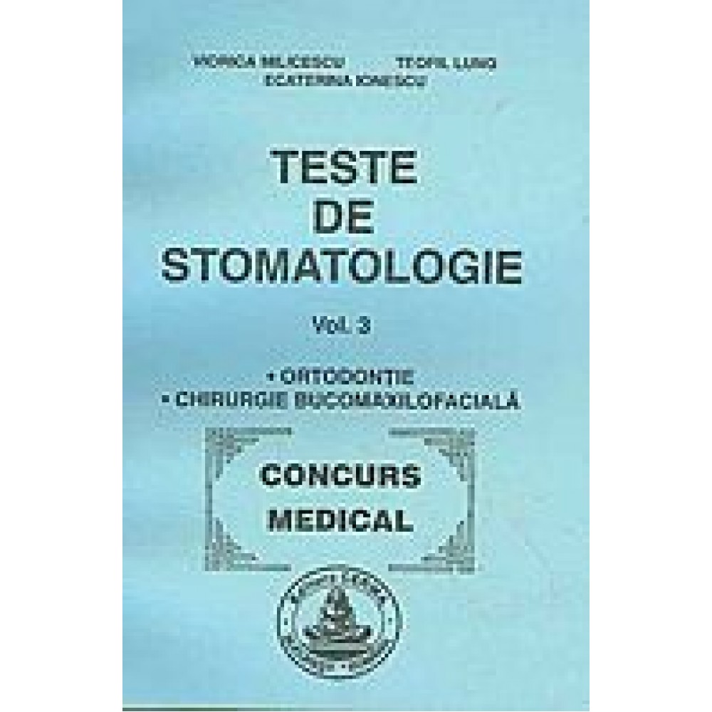 TESTE DE STOMATOLOGIE VOL.3