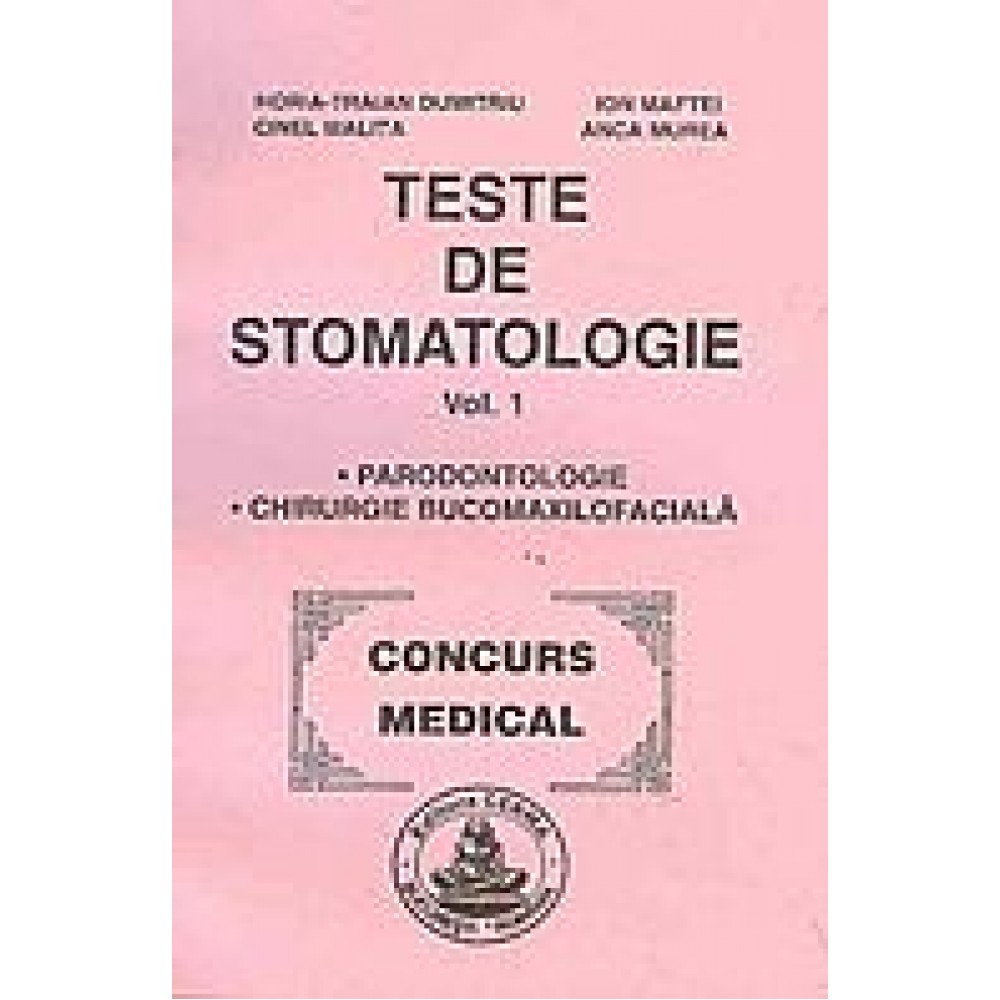TESTE DE STOMATOLOGIE VOL.1